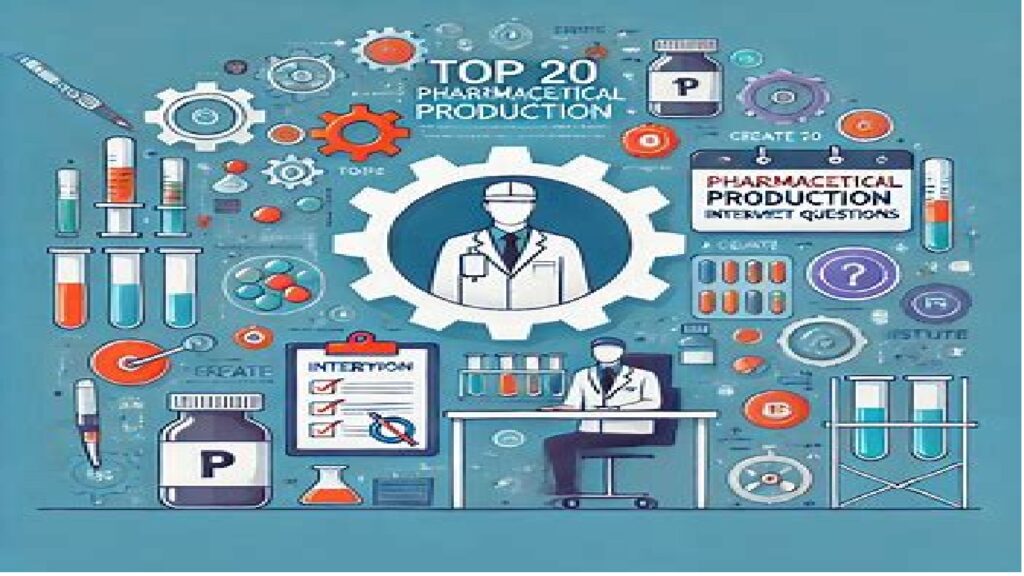 "Mastering Pharmaceutical Production: Top 20 Interview Questions and Answers"
